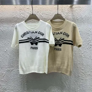1:1 Dior Jacquard Short Sleeves