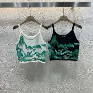 Aaa High Quality Dior Jacquard Tank Top