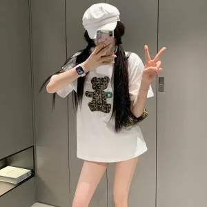 Designer High Quality Fendi Stone Short Sleeves