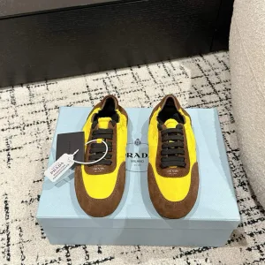 Reps Prada Running Shoes Nylon Sheepskin Suede Spring Early