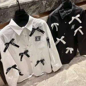 Designer Luxury Chanel Leather Shirt