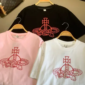 High Quality Designer Vivienne Westwood Wood Short-Sleeved T-Shirt