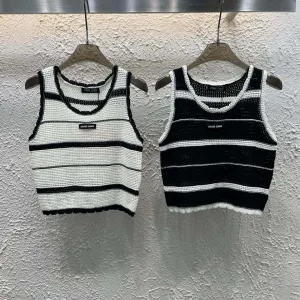 High Quality Luxury Miu Miu Vest