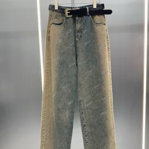 Designer Miu Miu Stone Pants