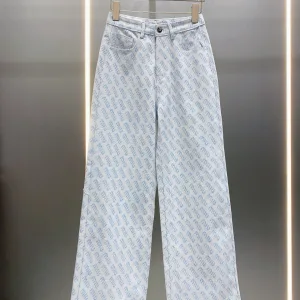 Luxury Miu Miu Jacquard Pants