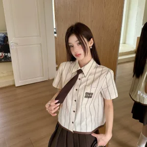 Aaa High Quality Miu Miu Short-Sleeved Shirt