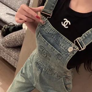 High Quality Chanel Denim Trousers