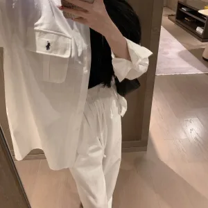 Aaa Ralph Lauren Linen Long-Sleeved Shirts