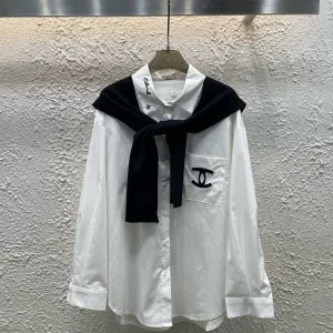 Designer Aaa Chanel Long-Sleeved Shirt