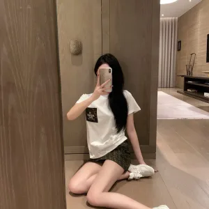 Aaa Fendi Jacquard Short-Sleeved Shirts
