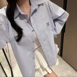 Aaa Miu Miu Plaid Shirt