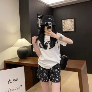 Luxury Aaa Fendi Jacquard Short-Sleeved Shirts For Early Spring