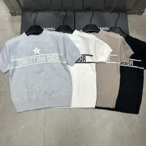 Aaa Luxury Dior Jacquard Short Sleeves