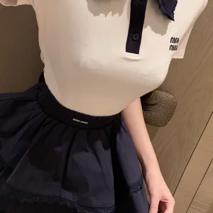 Designer High Quality Miu Miu Lace Skirts