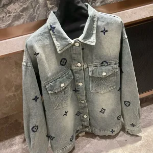 Luxury Louis Vuitton Denim Outerwear
