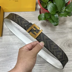 Super Clone Designer Fendi Belt Yellow