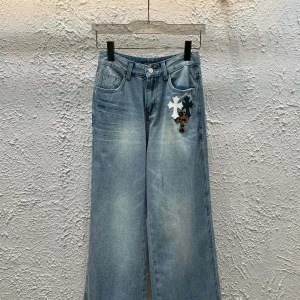 High Quality 1:1 Chrome Hearts Leather Pants