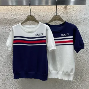 1:1 Luxury Gucci Jacquard Short Sleeves