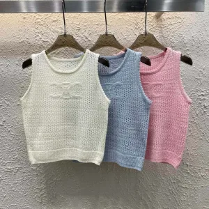 Luxury High Quality Celine Jacquard Vest