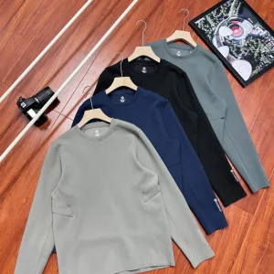 High Quality Lululemon Sweatshirt Red Polyester Rubber