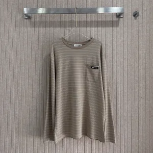High Quality 1:1 Miu Miu Long-Sleeved T-Shirt