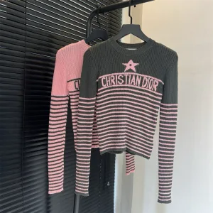 Luxury Aaa Dior Jacquard Long-Sleeved