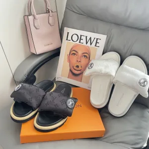 Luxury Louis Vuitton Slippers Ash Spring Early