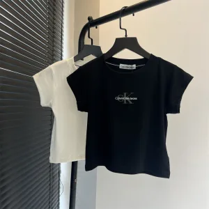 Luxury Aaa Calvin Klein Foam Short-Sleeved T-Shirt