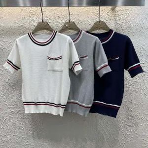 1:1 Thom Browne Jacquard Short Sleeves