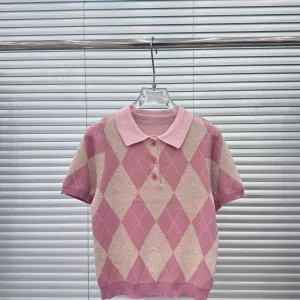 High Quality Gucci Diamond Short Sleeves