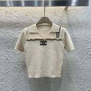 High Quality Celine Lace Short Sleeves