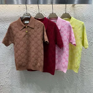 Designer Gucci Gold Short Sleeves