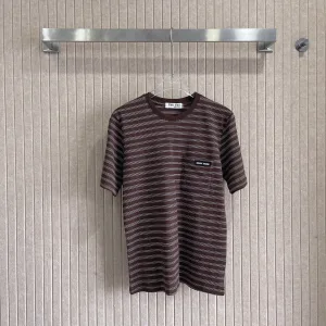 Luxury Miu Miu Short-Sleeved T-Shirt