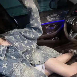 Designer Louis Vuitton Denim Outerwear