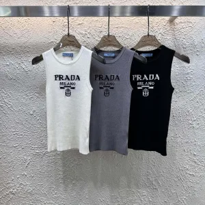 High Quality Prada Jacquard Vest