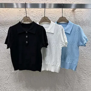 Luxury High Quality Chanel Jacquard Short Sleeves