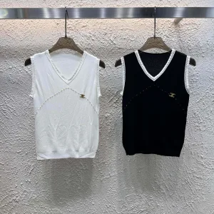 High Quality Luxury Celine Lace Vest