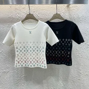 1:1 High Quality Louis Vuitton Stone Short Sleeves