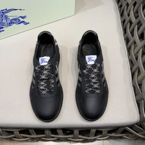 High Quality Aaa Burberry Leather Sneakers