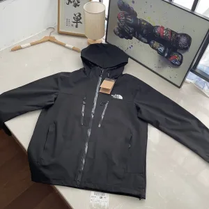 Luxury AAA North Windbreaker Red Adjustable Drawstring Daily Commute
