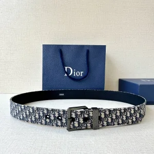 Designer Dior Metal Belt Ash