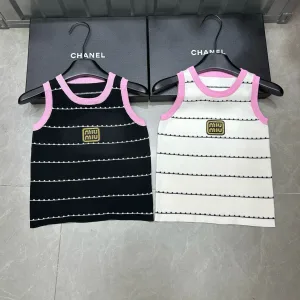 Designer Miu Miu Gold Vest
