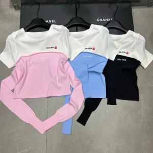 Luxury Aaa Miu Miu Short Sleeves