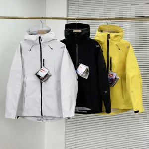 Reps Helly Hansen Jacket Red Water-Repellent Fabric Professional Outdoor Autumn