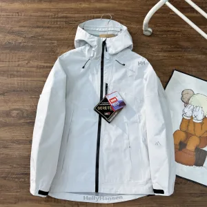 AAA High Quality Helly Hansen Jacket Red Water-Repellent Fabric Professional Outdoor Autumn