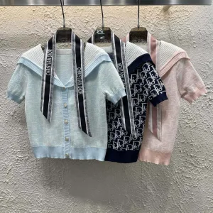 1:1 High Quality Dior Jacquard Short-Sleeved Shirt