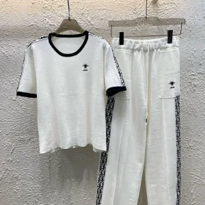 Aaa 1:1 Dior Jacquard Short-Sleeved Shirt