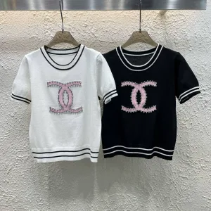High Quality Aaa Chanel Jacquard Short Sleeves