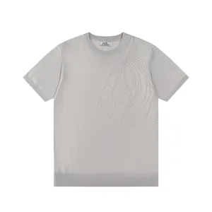 Aaa Luxury Hermès Knit Fabric T-Shirts For Spring