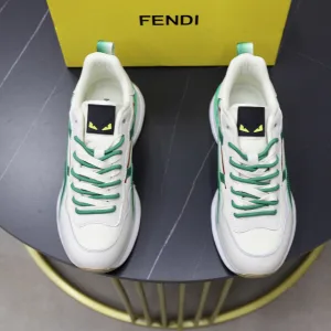 1:1 Fendi Leather Sneakers